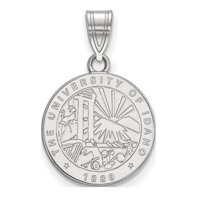 University of Idaho Sterling Silver Medium Crest Pendant