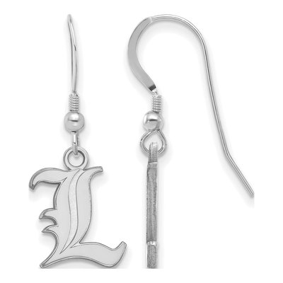 University of Louisville Sterling Silver Cardinals Letter L Earrings