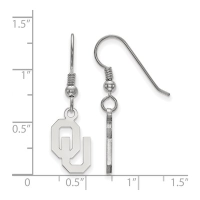 University of Oklahoma Sterling Silver OU Earrings – view 2