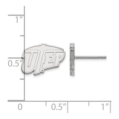University of Texas at El Paso Sterling Silver UTEP Miners Extra Small Stud Earrings – view 2