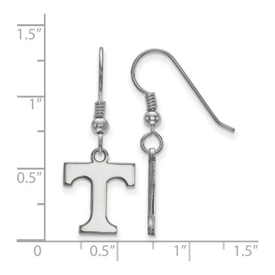 University of Tennessee Sterling Silver Letter T Earrings – view 2