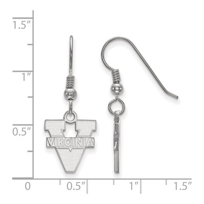 University of Virginia Sterling Silver Earrings – view 2