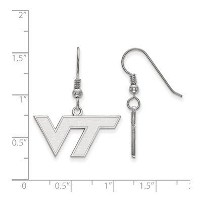 Virginia Tech Sterling Silver Earrings – view 2