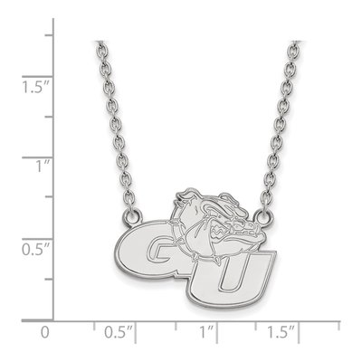 Gonzaga University Sterling Silver Large Bulldogs Necklace – view 2