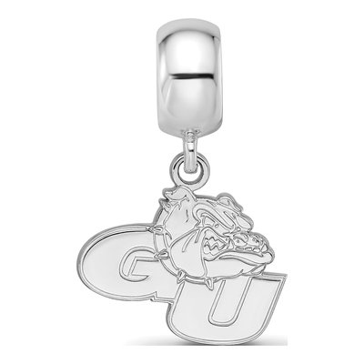 Gonzaga University Sterling Silver Small Bulldog Dangle Bead – view 3