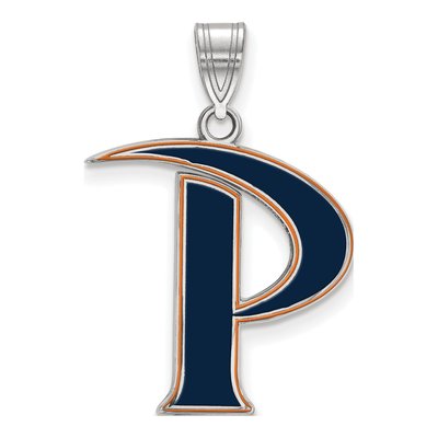 Pepperdine University Sterling Silver Large Letter P Pendant