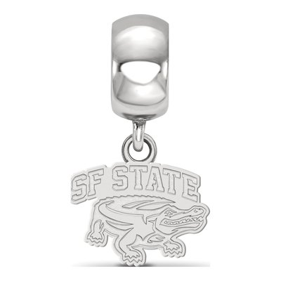 San Francisco State University Sterling Silver Extra Small San Dangle Bead – view 3