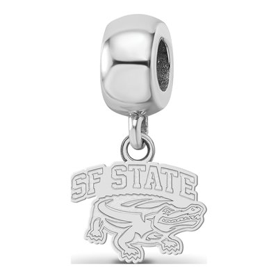 San Francisco State University Sterling Silver Extra Small San Dangle Bead