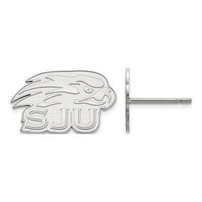 St Joseph's University Sterling Silver Hawks Earrings