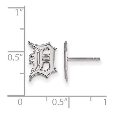 Detroit Tigers Sterling Silver Letter D Stud Earrings – view 2