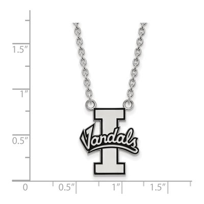 University of Idaho Sterling Silver Large Vandals Pendant Necklace – view 2