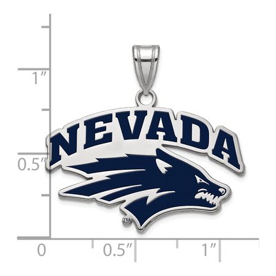 University of Nevada Sterling Silver Large Reno Pendant – view 2