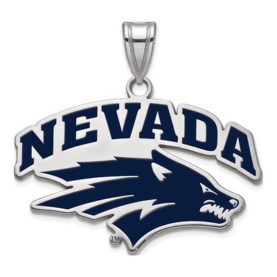 University of Nevada Sterling Silver Large Reno Pendant