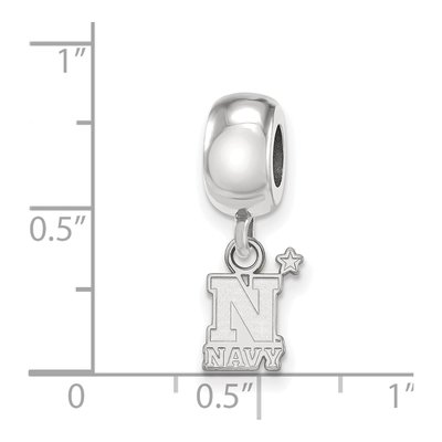 United States Naval Academy Sterling Silver US Extra Small Dangle Bead – view 3