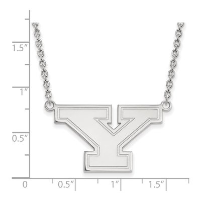 Youngstown State University Sterling Silver Large Letter Y Necklace – view 2