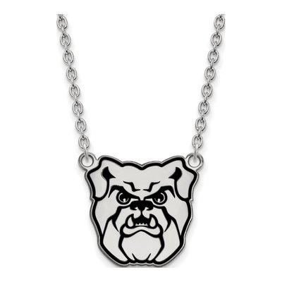 Butler University Sterling Silver Large Bulldogs Necklace