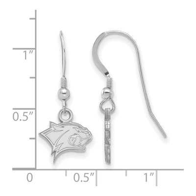 University of New Hampshire Sterling Silver UNH Wildcat Earrings – view 2