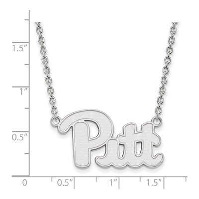 University of Pittsburgh Gold-Plated Sterling Silver Large Pitt Panthers Pendant Necklace – view 3
