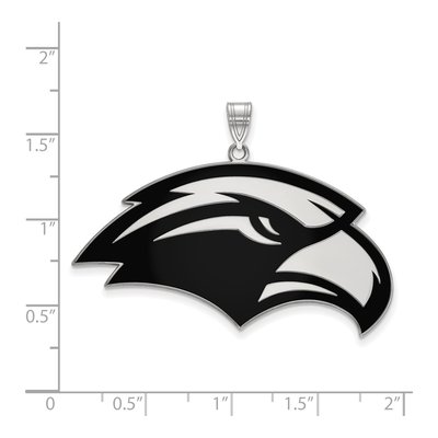 University of Southern Mississippi Sterling Silver Extra Large USM Eagles Pendant – view 2