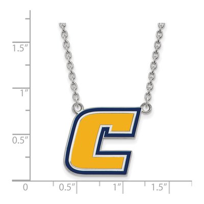 University of Tennessee at Chattanooga Sterling Silver Large UT Letter C Pendant Necklace – view 2