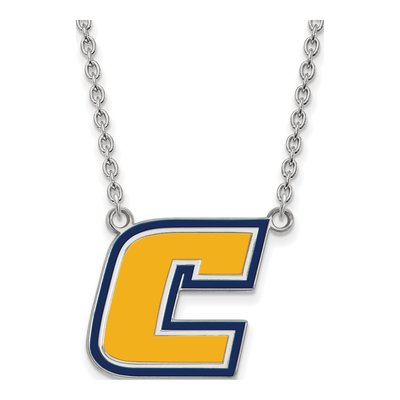 University of Tennessee at Chattanooga Sterling Silver Large UT Letter C Pendant Necklace