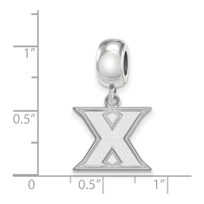 Xavier University Sterling Silver Small Letter X Dangle Bead – view 5