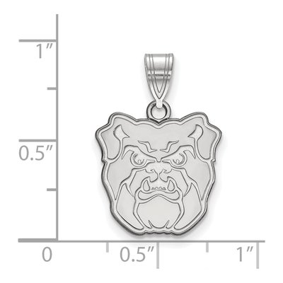 Butler University Sterling Silver Medium Bulldog Pendant – view 2