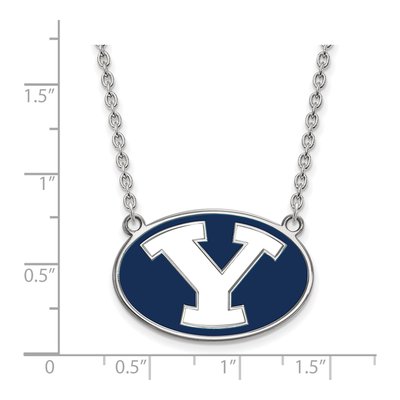Brigham Young University Sterling Silver Large BYU Cougars Letter Y Necklace – view 2
