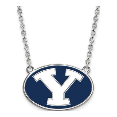 Brigham Young University Sterling Silver Large BYU Cougars Letter Y Necklace