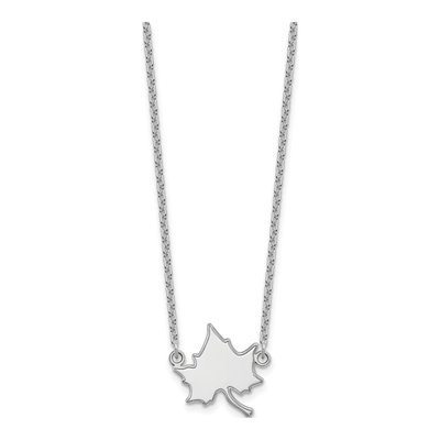 Indiana State University Sterling Silver I-S Large Necklace – view 2