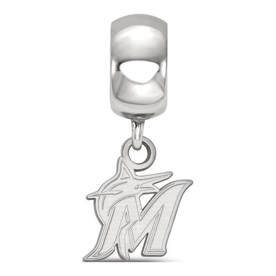 Miami Marlins Sterling Silver Dangle Bead – view 2