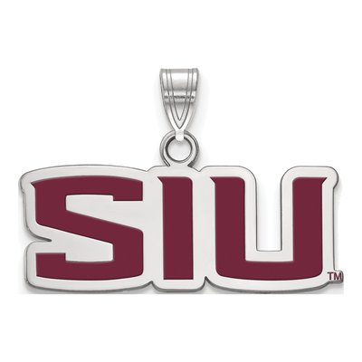 Southern Illinois University Sterling Silver Small SIU Pendant