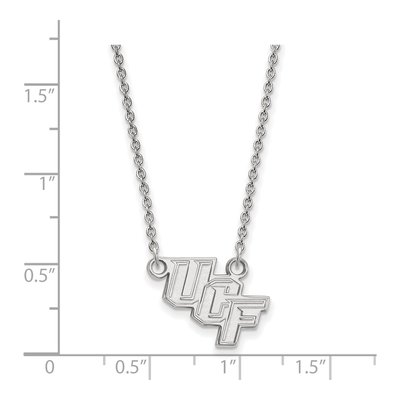 University of Central Florida Sterling Silver Small UCF Knights Pendant Necklace – view 2