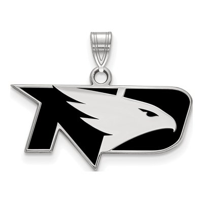University of North Dakota Sterling Silver Small Enamel Pendant