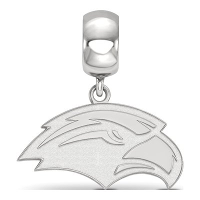 University of Southern Mississippi Sterling Silver Small USM Eagle Dangle Bead – view 2
