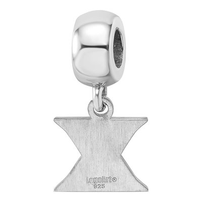 Xavier University Sterling Silver Extra Small Letter X Dangle Bead – view 6