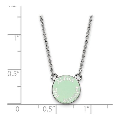 Alpha Epsilon Phi Sterling Silver Pendant Necklace – view 2
