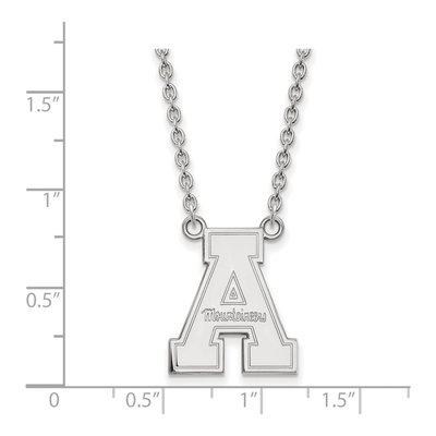 Appalachian State University Sterling Silver Large Pendant Necklace – view 2