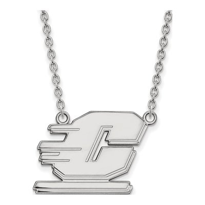Central Michigan University Sterling Silver Large Letter C Necklace
