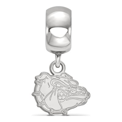 Gonzaga University Sterling Silver Bulldog Dangle Bead – view 3