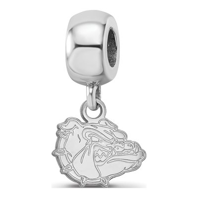 Gonzaga University Sterling Silver Bulldog Dangle Bead