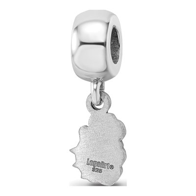 James Madison University Sterling Silver Extra Small Duke Dog Dangle Bead – view 6