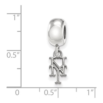 New York Mets Sterling Silver Extra Small NY Dangle Bead – view 5