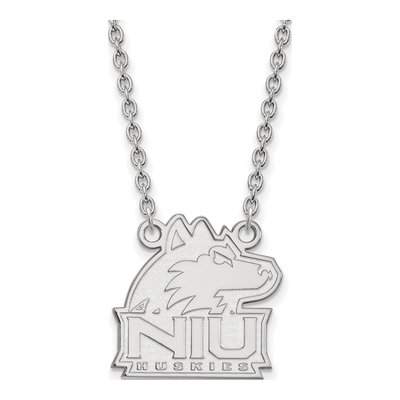 Northern Illinois University Sterling Silver Medium NIU Huskies Pendant Necklace