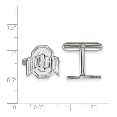 Ohio State Sterling Silver Cuff Links – view 2