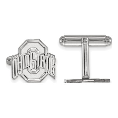 Ohio State Sterling Silver Cuff Links