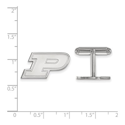 Purdue University Letter P Cuff Links – view 2