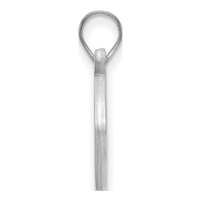 University of Pittsburgh Sterling Silver Medium Panthers Football Pendant – view 2