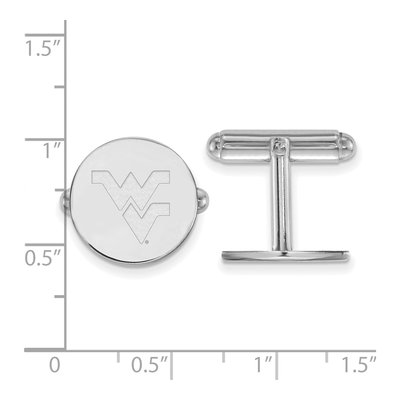 West Virginia University Cuff Links – view 2