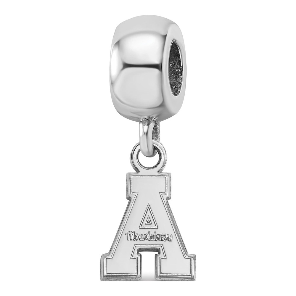 Appalachian State Sterling Silver Dangle Bead Charm